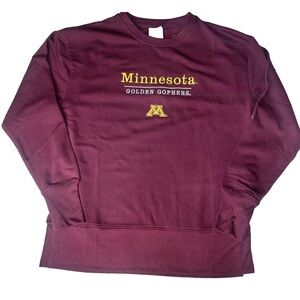 Champion Minnesota Golden Gophers Women’s crewneck maroon sweatshirt, size M New